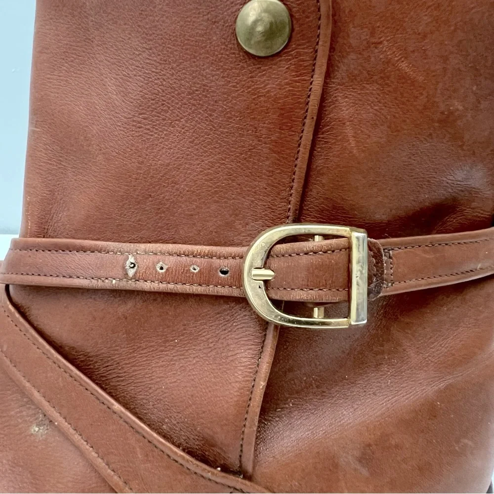Allen Edmonds St. George Leather Boots Narrow Straps Buckle